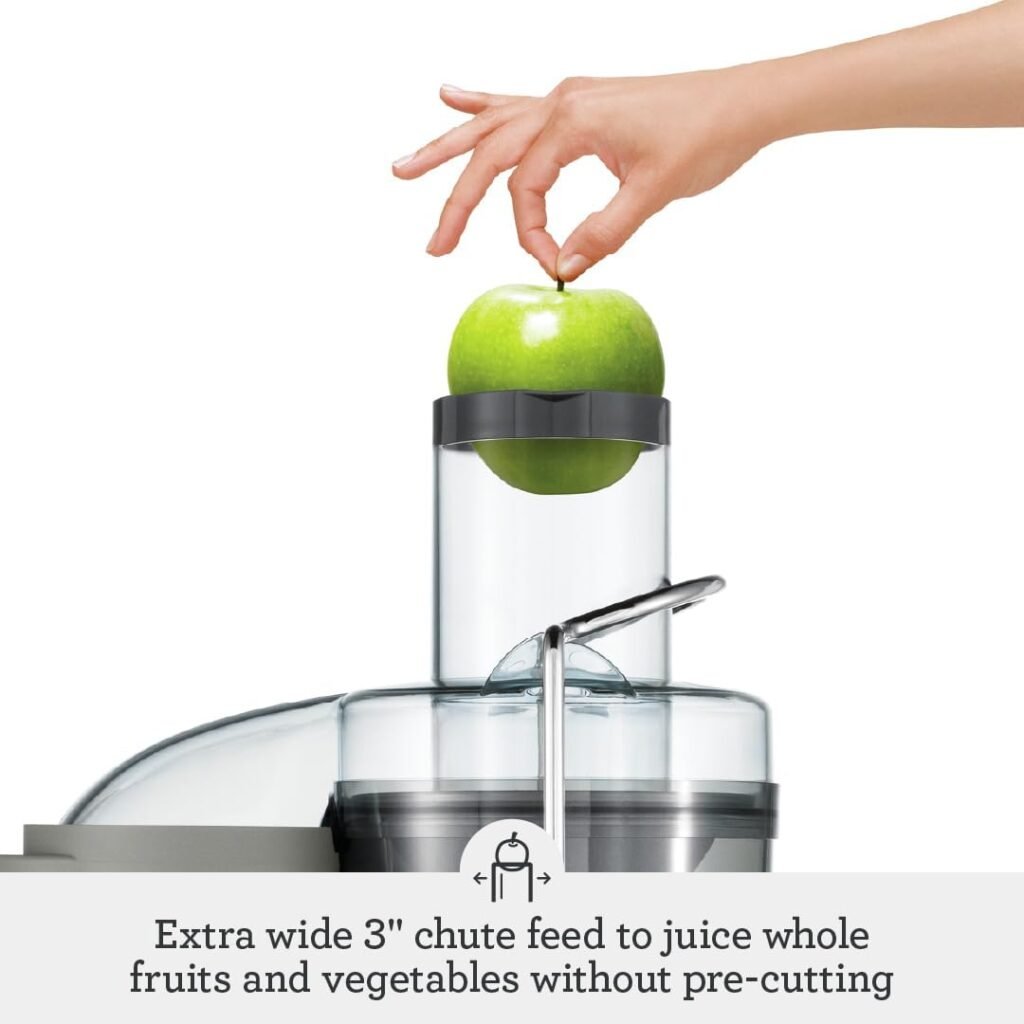 Breville Centrifugal Juicer, 800JEXL Juice Fountain Elite, Brushed Stainless Steel