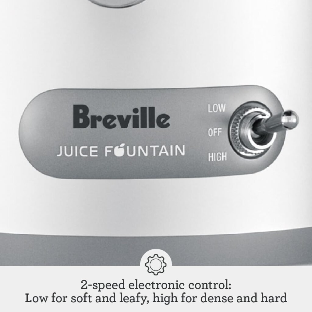 Breville the Juice Fountain Plus Centrifugal Juicer, JE98XL, Brushed Stainless Steel